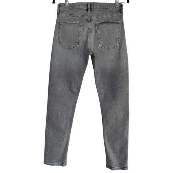 AGOLDE Toni Slim Straight-Leg Jeans Gray Wash Ankle Woman’s Size 26 - Picture 4 of 13